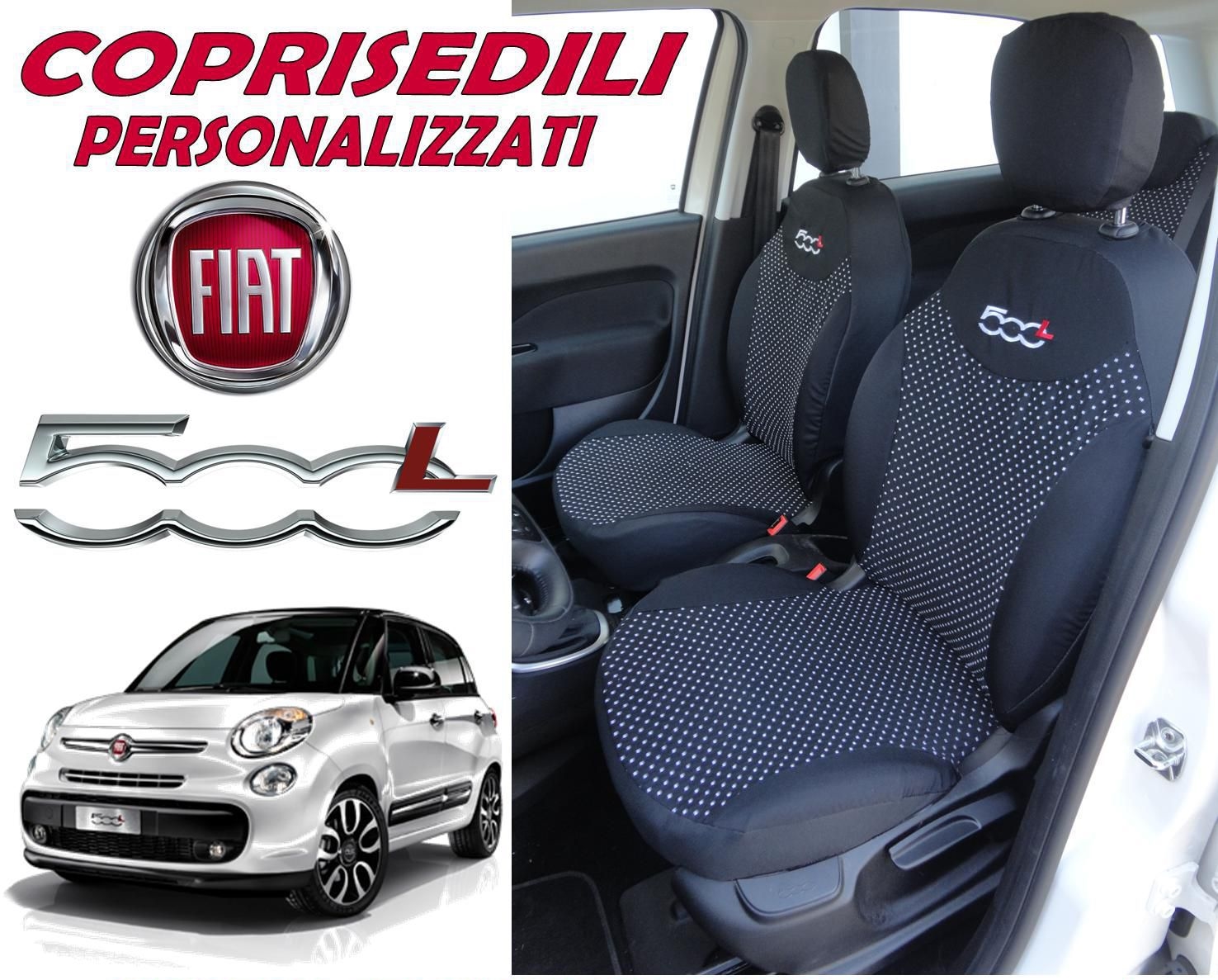 COPRISEDILE FODERE SU MISURA PER FIAT NUOVA 500